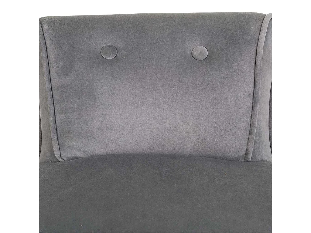 Sgabello imbottita in legno grigio 45x46x36/58h