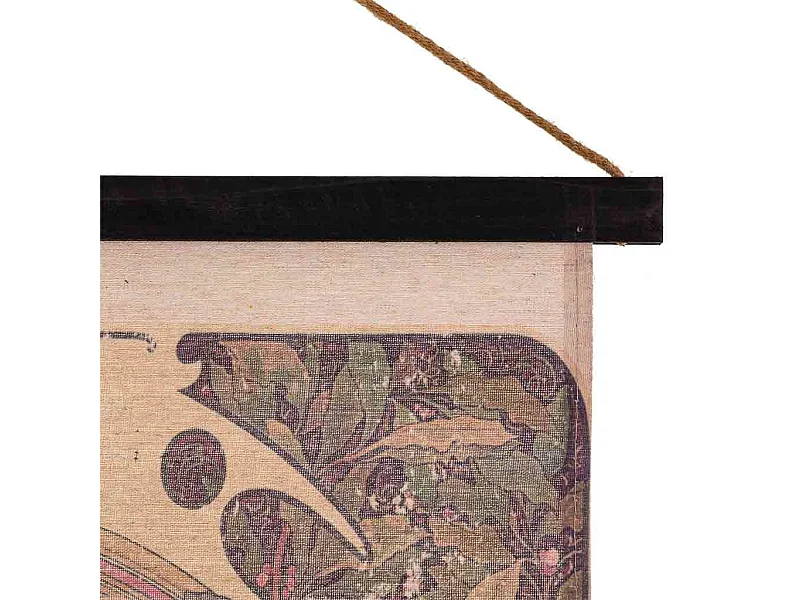 Tela sobre pergaminho 55x95x1,7 cm