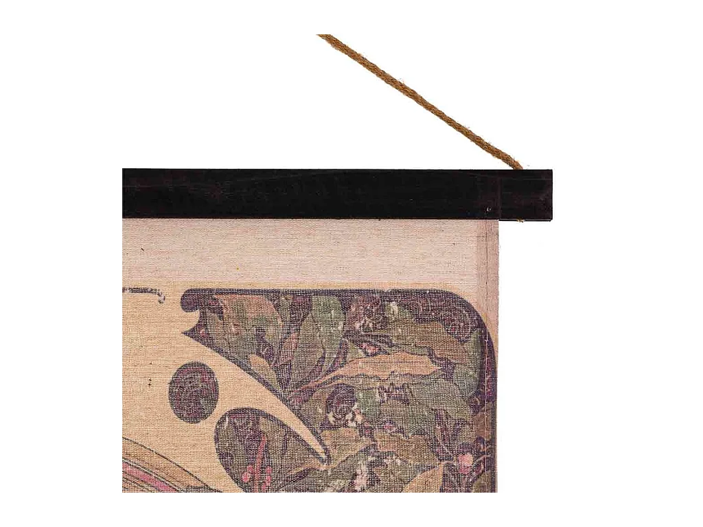 Toile sur parchemin 55x95x1,7 cm