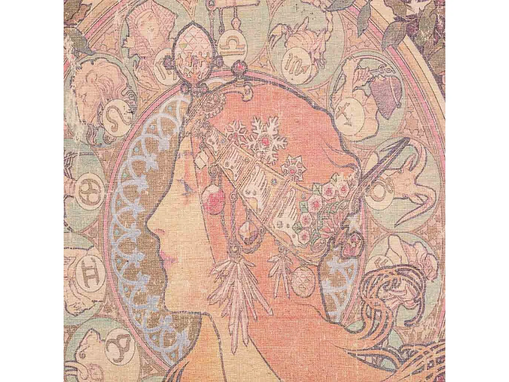 Leinwand auf Pergament 55x95x1,7 cm