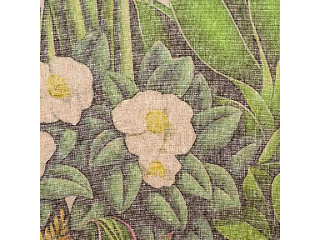 Lona de tecido impressa em pergaminho