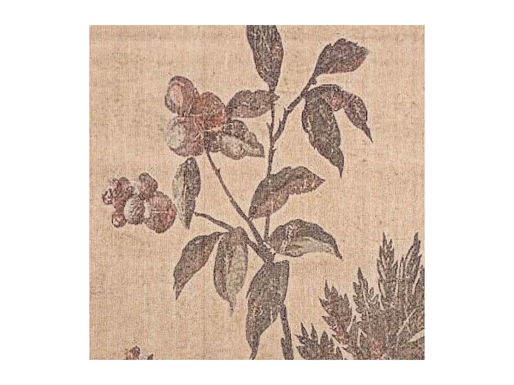 Bedruckte Stoff-Pergamentleinwand