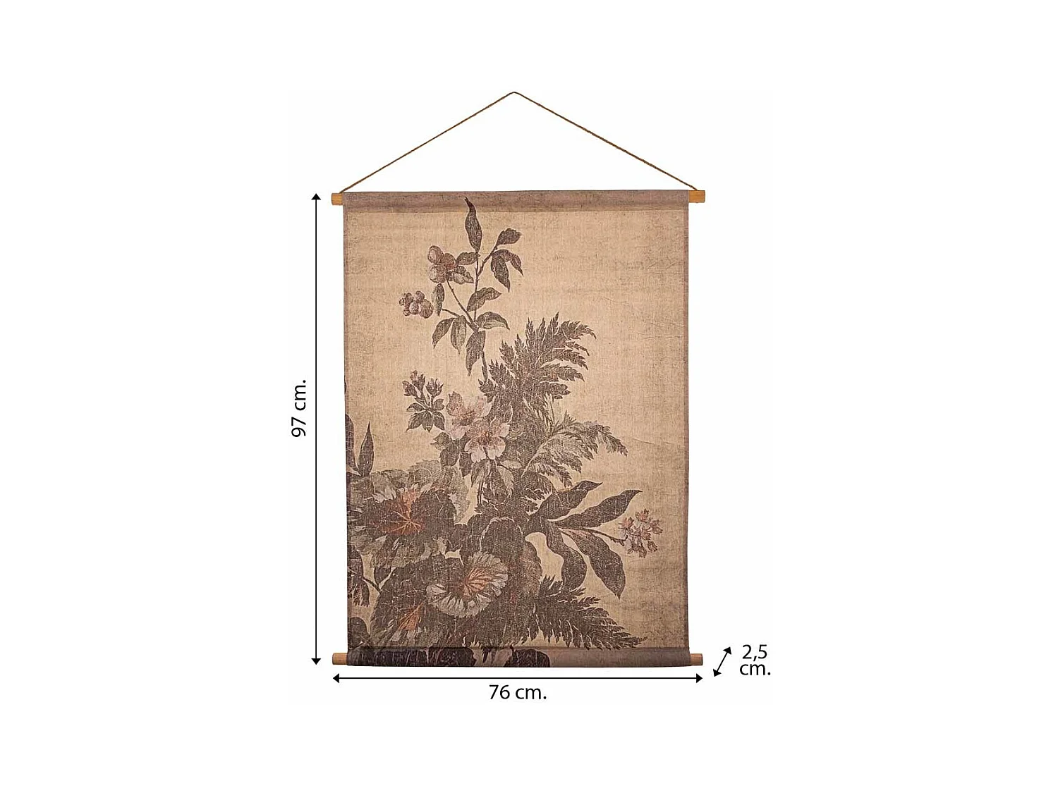 Bedruckte Stoff-Pergamentleinwand