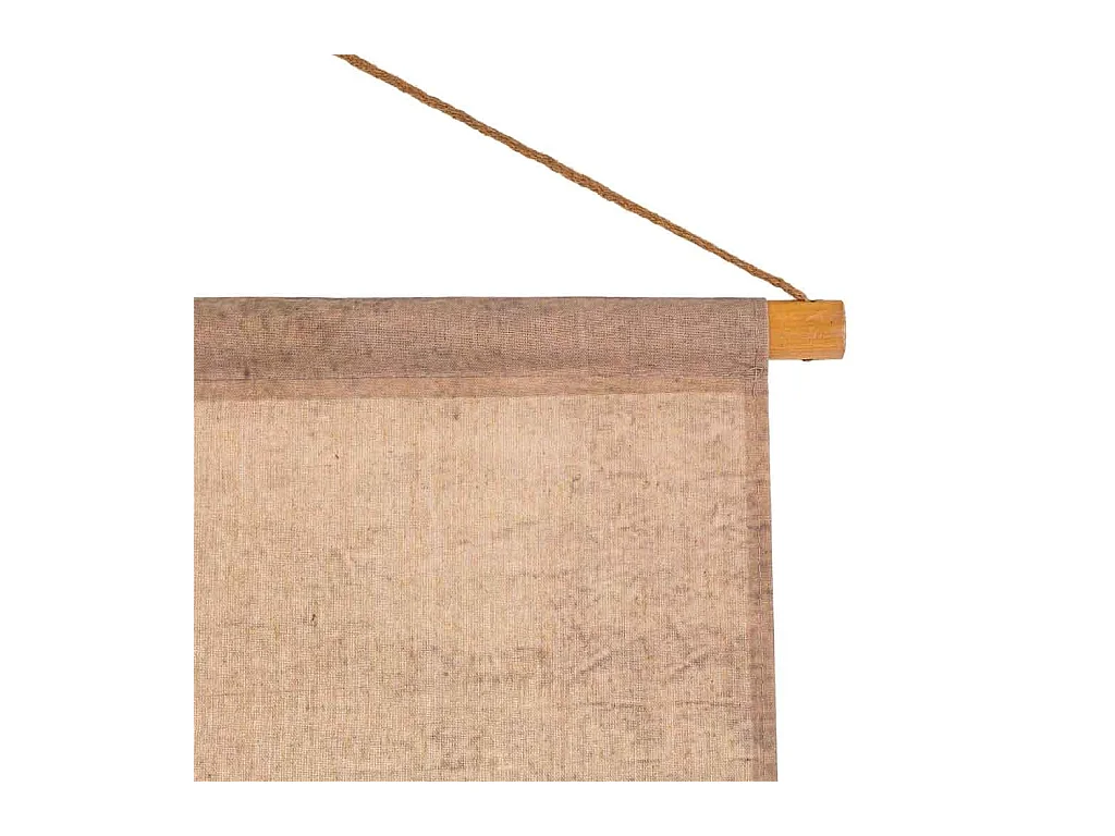 Toile imprimée en parchemin