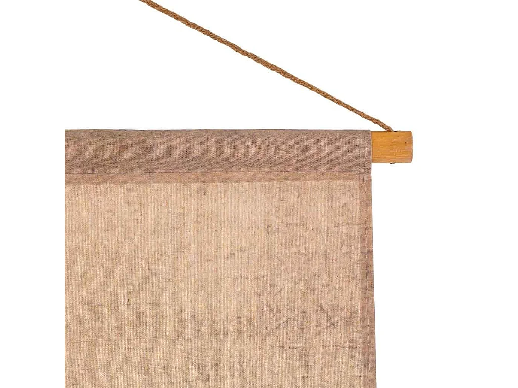 Toile imprimée en parchemin