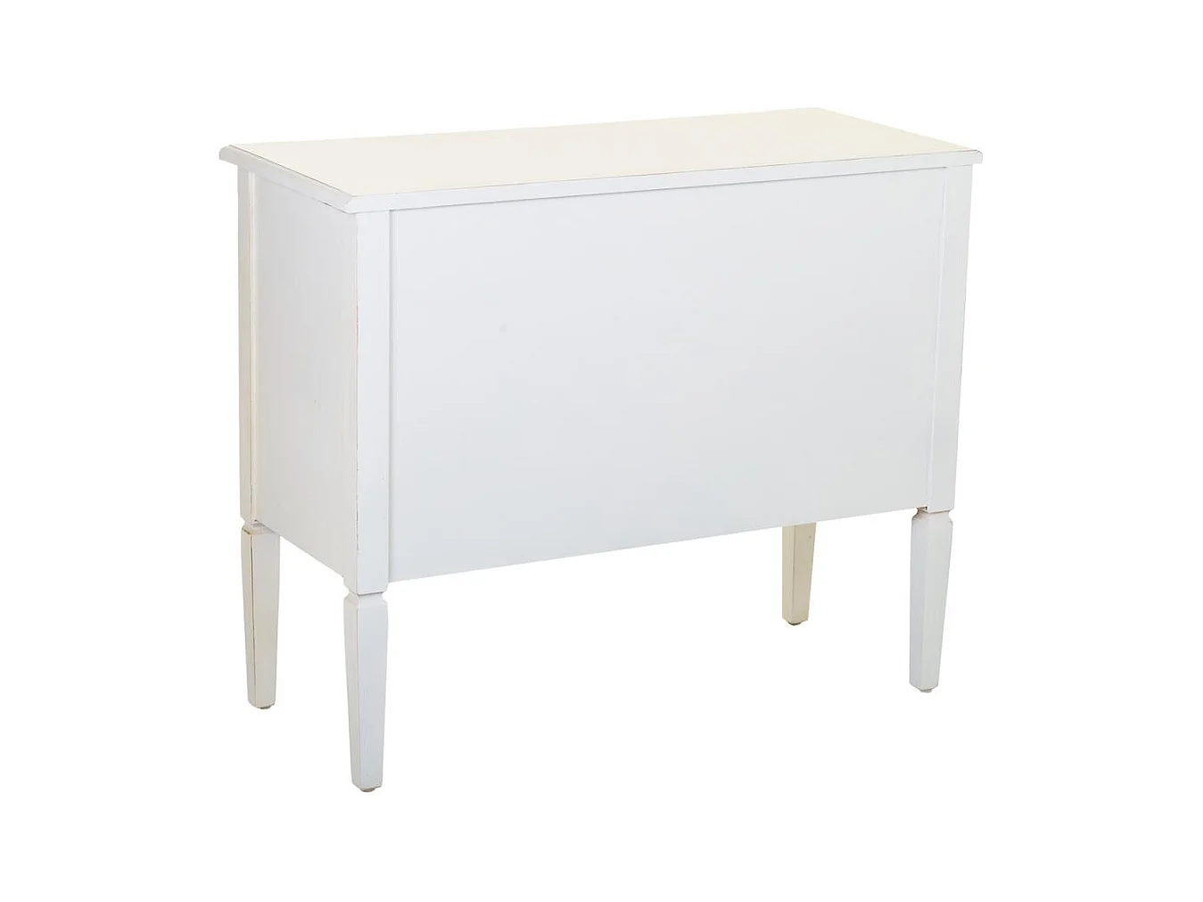 Weiße Kommode aus Holz, 88x38x72h cm