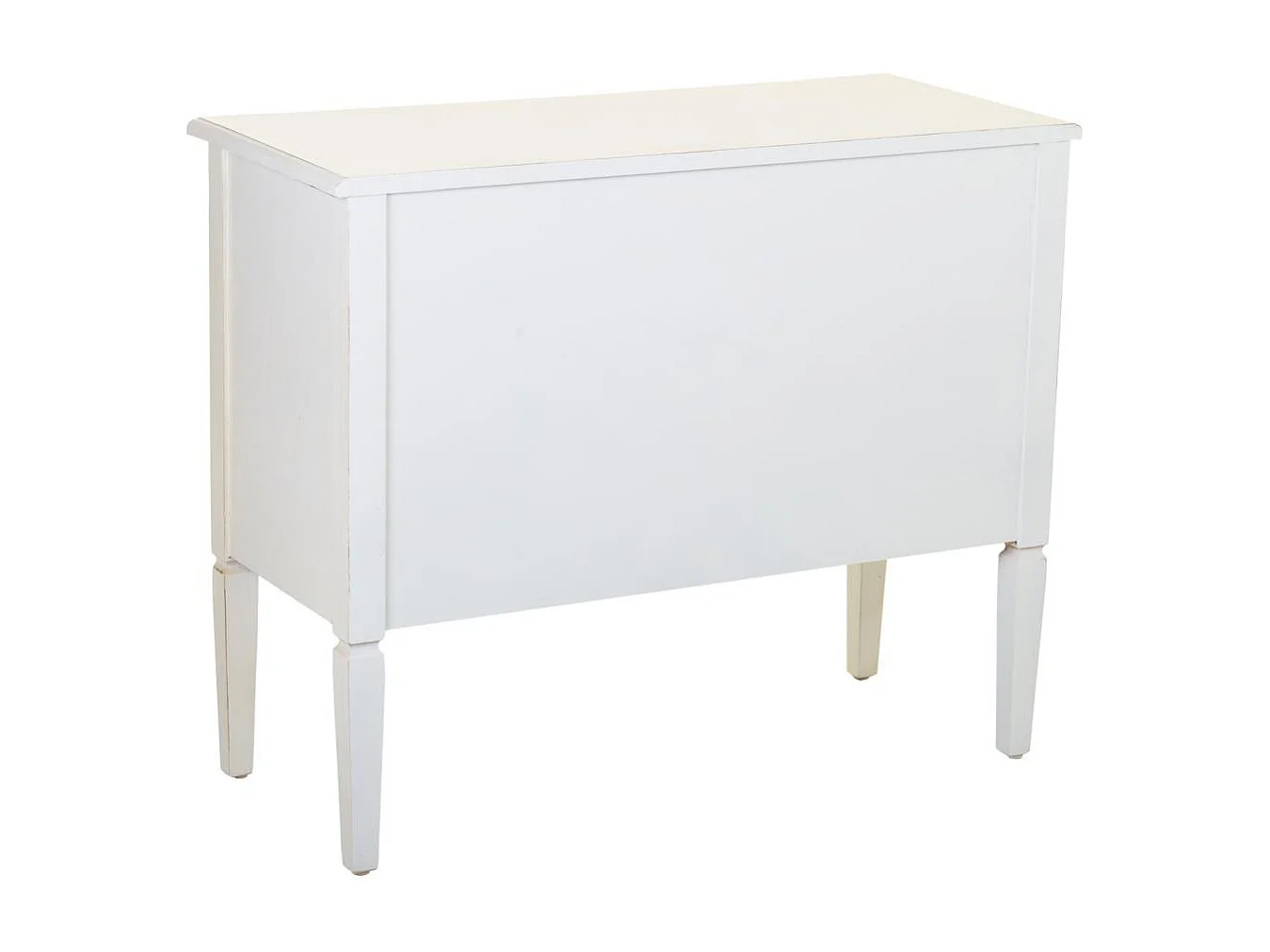 Cassettiera in legno bianco 88x38x72h