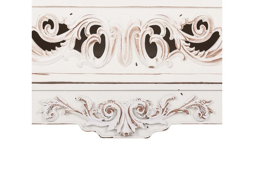 Cassettiera in legno bianco 86x38x76h