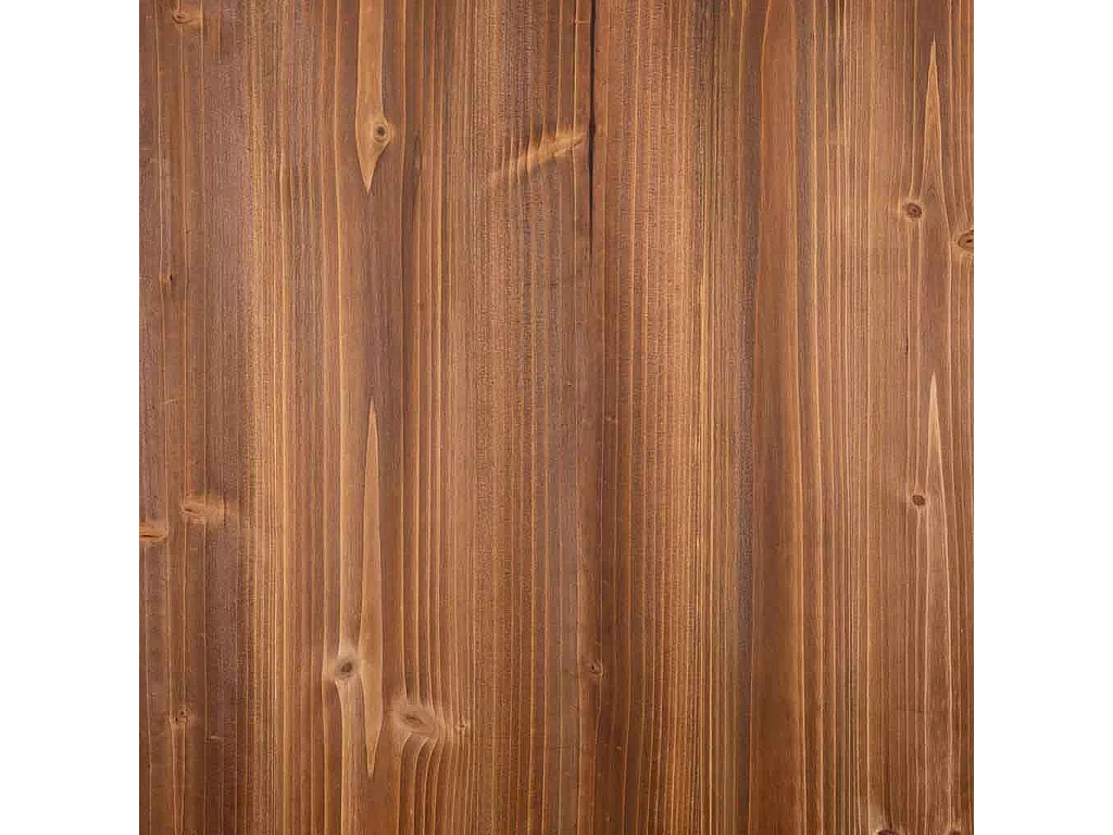 Table basse en métal et bois noir 125x65.5x44h