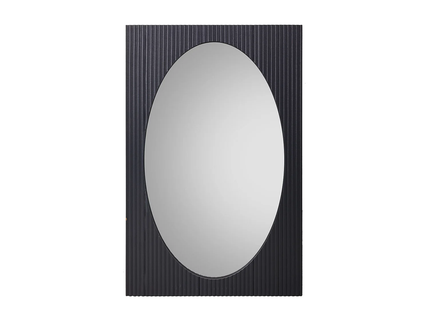 Specchio in legno grigio scuro 50x2,5x80h