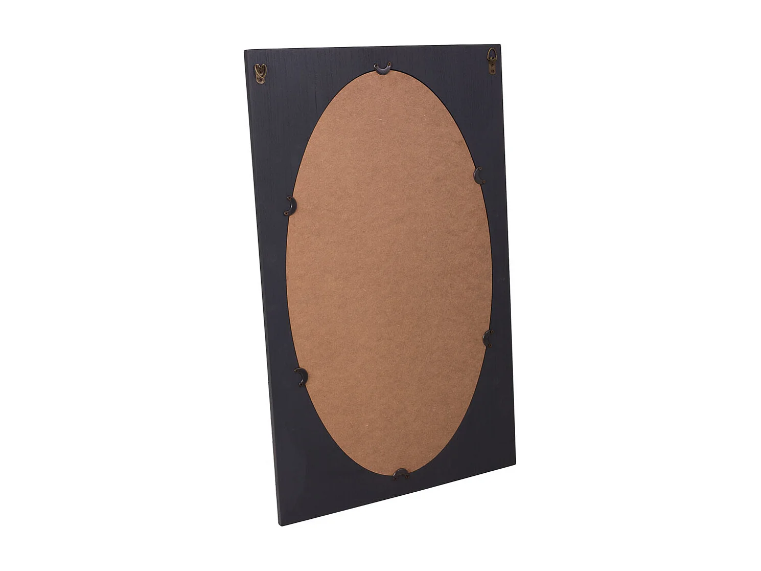 Specchio in legno grigio scuro 50x2,5x80h