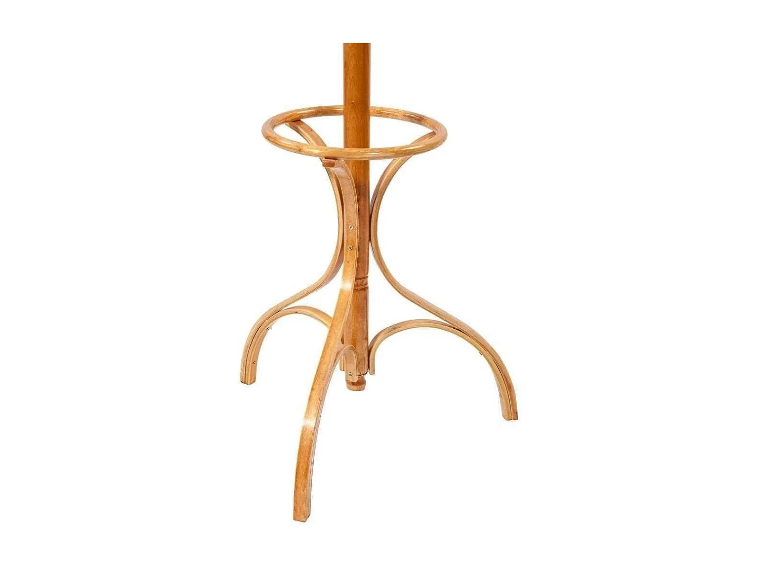 Appendiabiti da terra in legno naturale chiaro 31x44x179hcm
