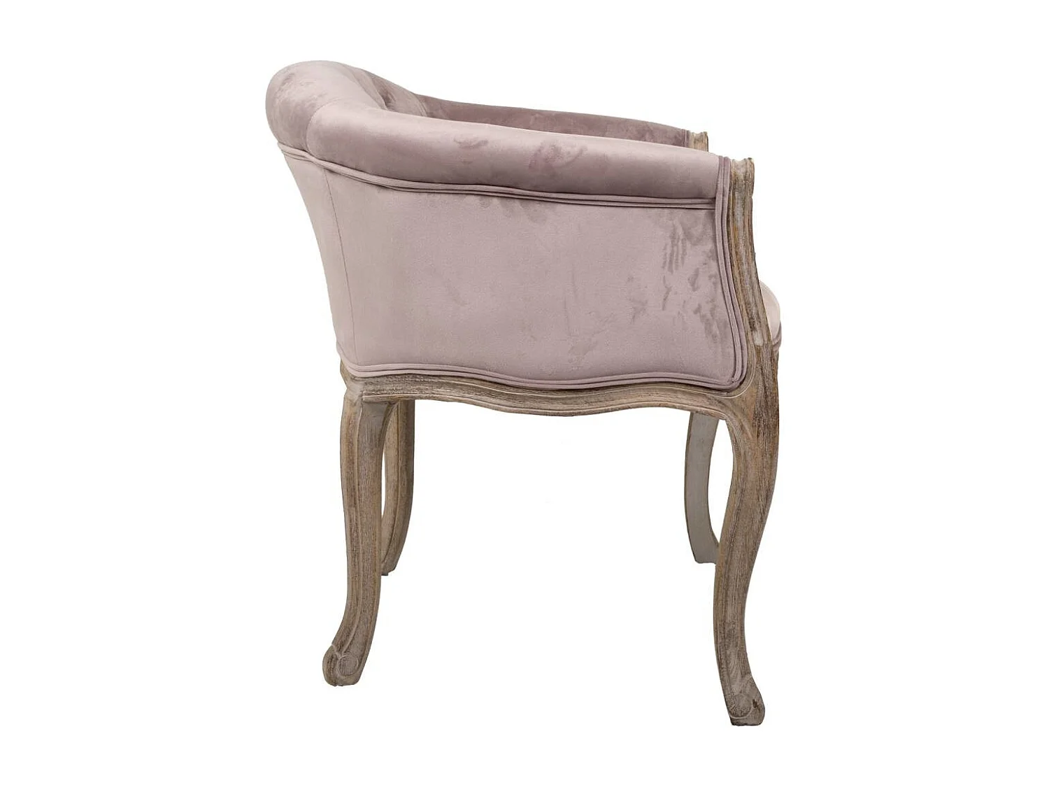 Poltrona in legno imbottita grigia 61x61x71h