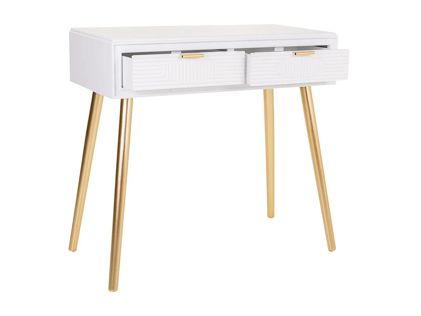 Recibidor de madera blanco 82x41x78