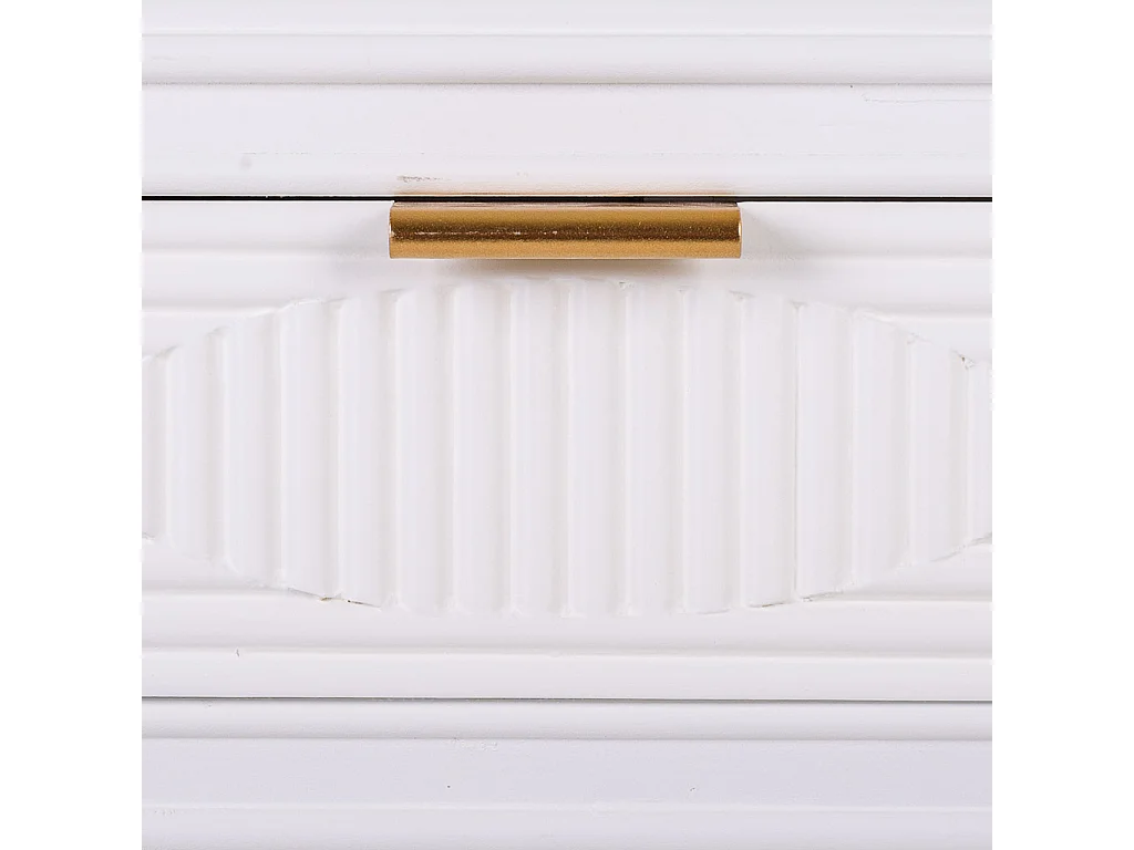 Console en bois blanc 82x41x78h