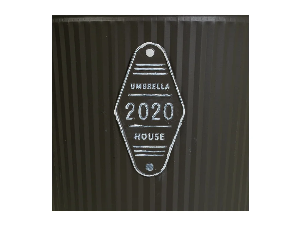 Vase en métal gris 25,5x40h