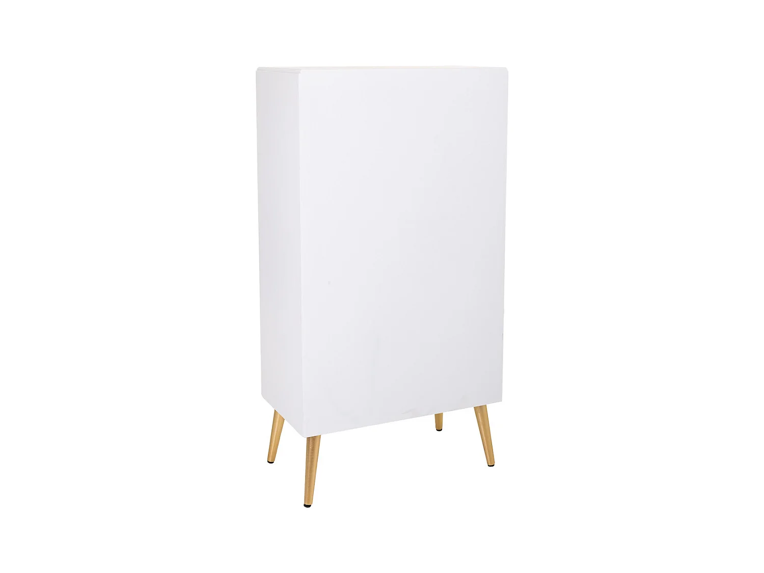 Weißer Holzschrank 62x36,5x118h cm