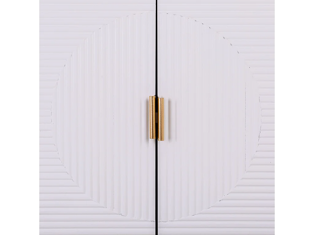 Weißer Holzschrank 62x36,5x118h cm