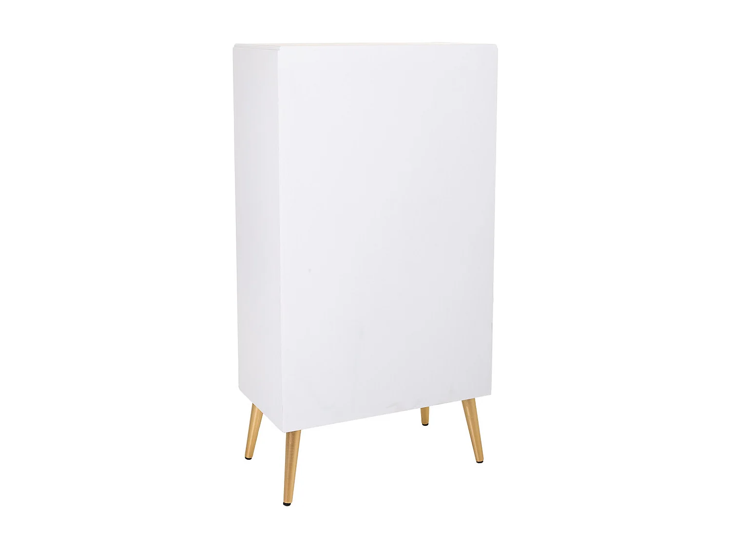 Weißer Holzschrank 62x36,5x118h cm