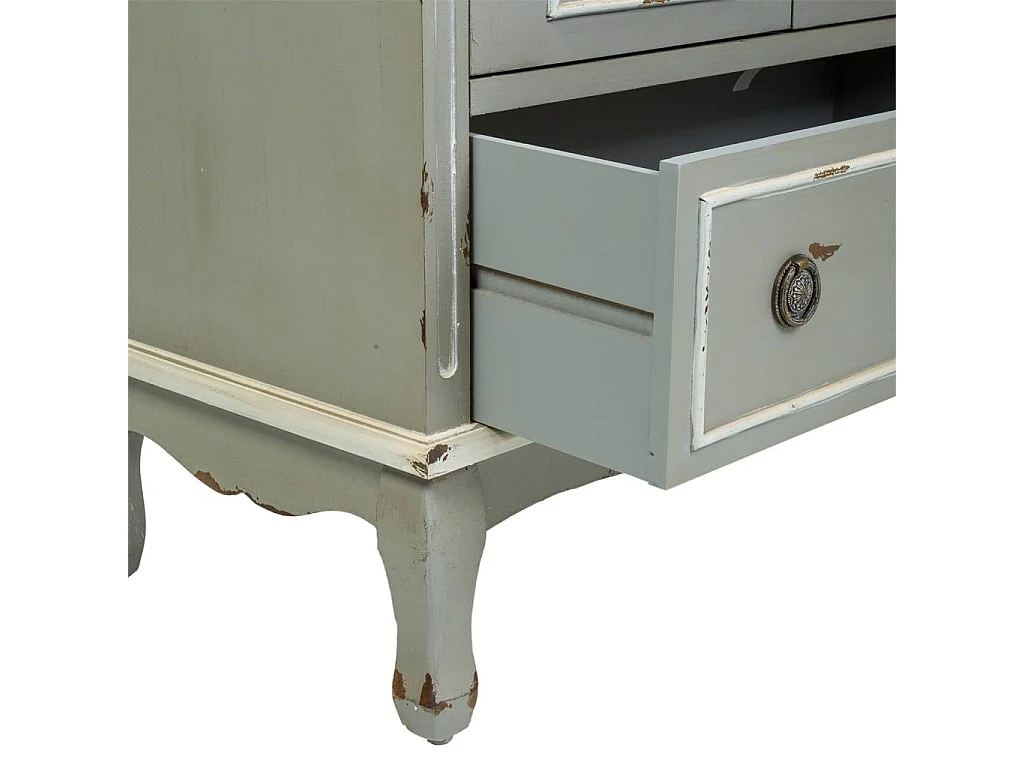 Armoire en bois et maille bambou 80x42x138