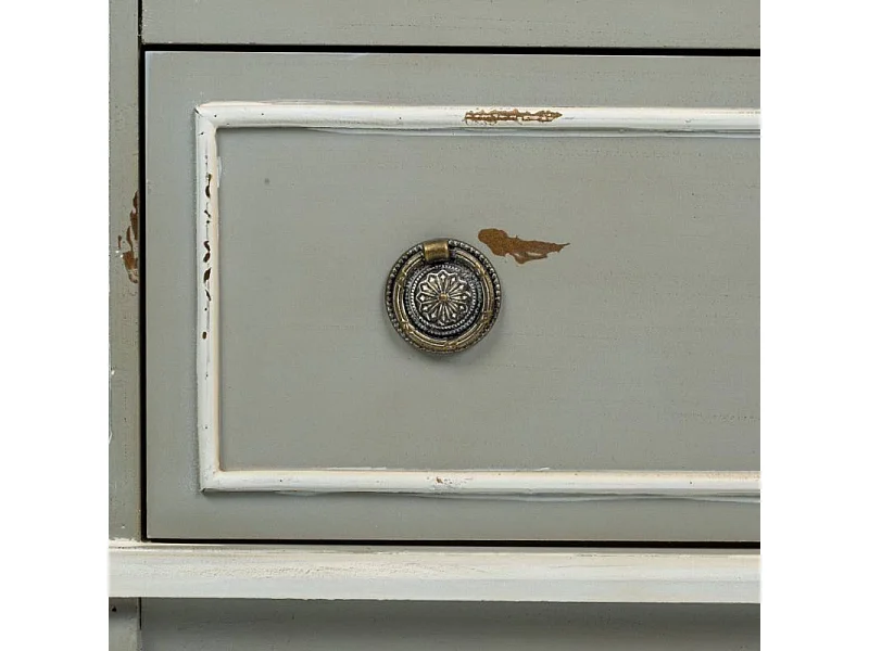 Armoire en bois et maille bambou 80x42x138