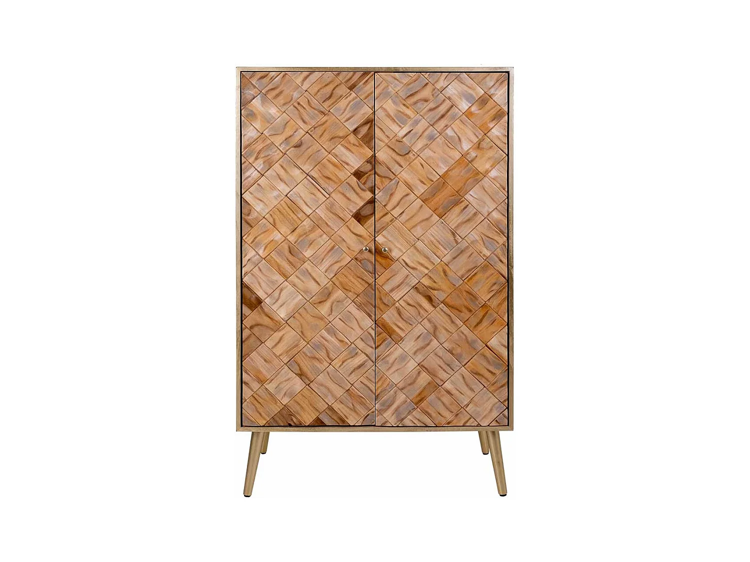 Armoire en bois marron 76x42x125h