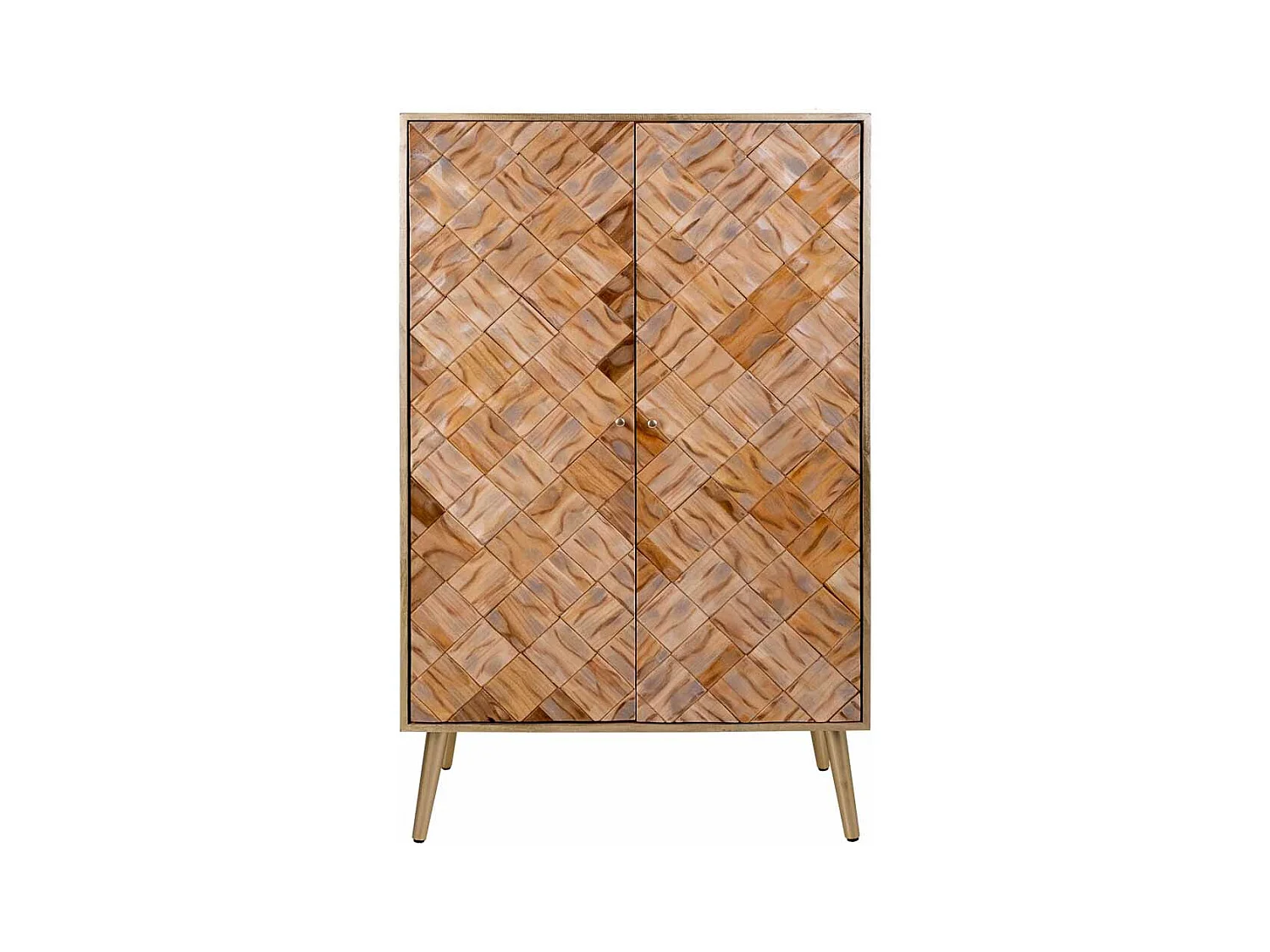 Armoire en bois marron 76x42x125h