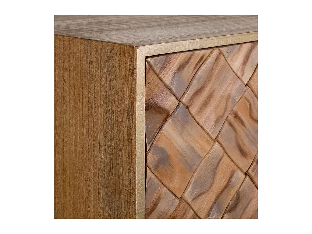 Armoire en bois marron 76x42x125h