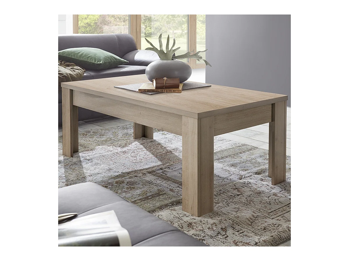 Table basse décor bois L122 cm - Firenze