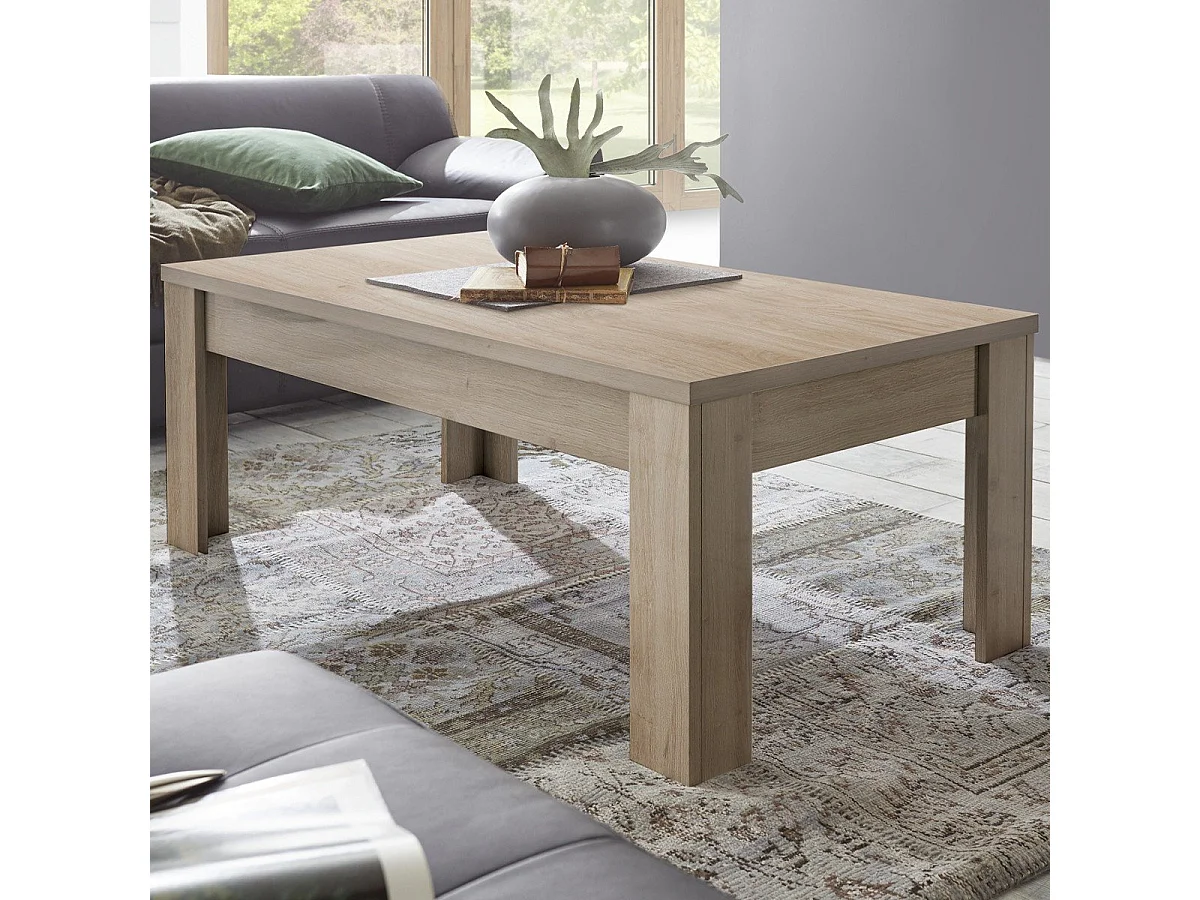 Table basse décor bois L122 cm - Firenze