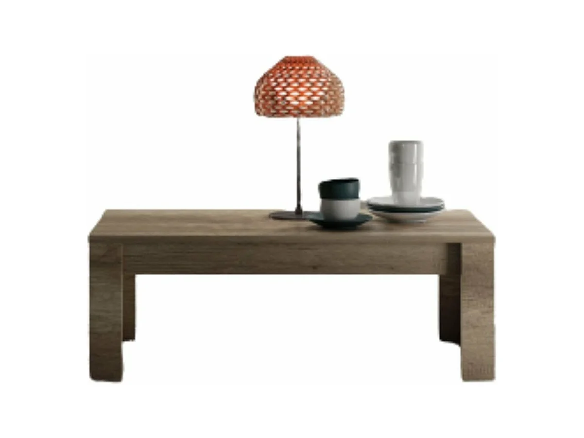 Table basse décor bois L122 cm - Land