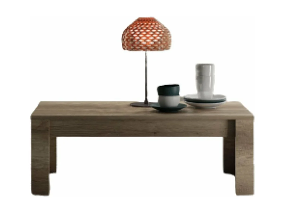 Table basse décor bois L122 cm - Land