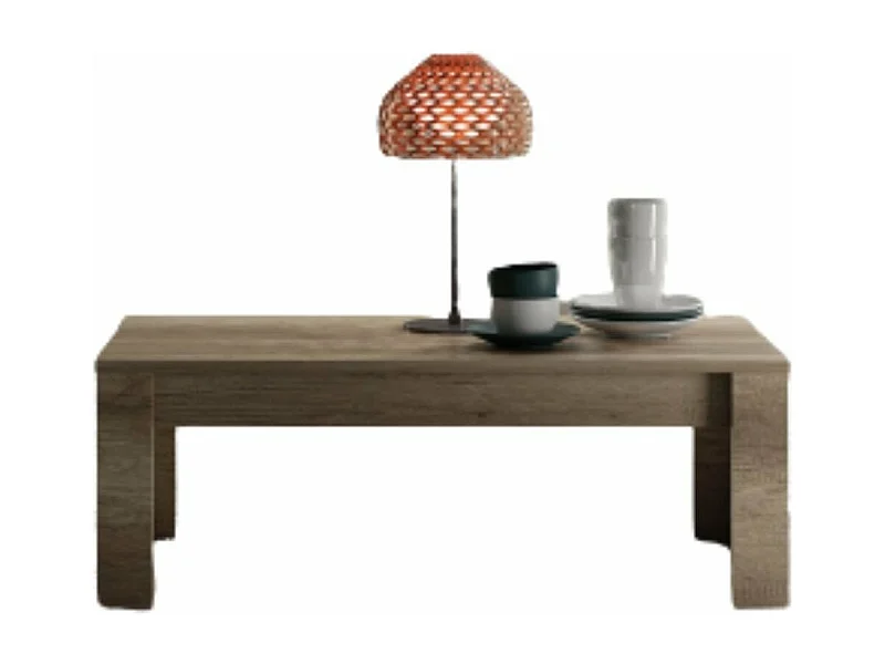 Table basse décor bois L122 cm - Land