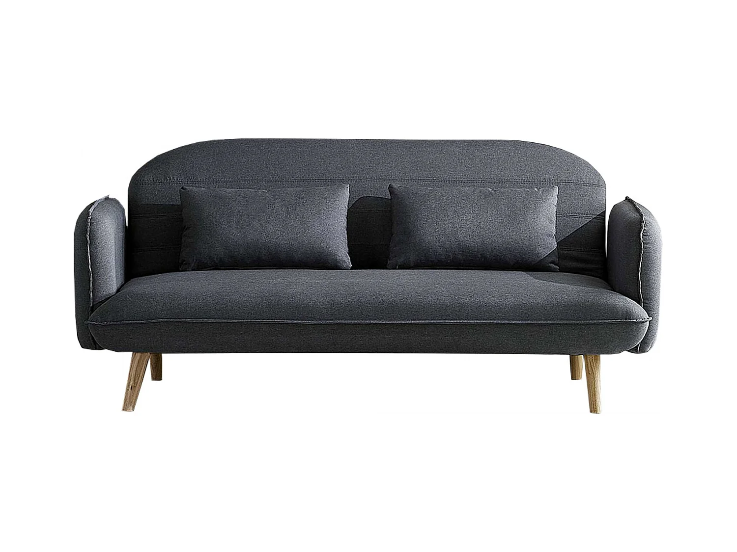 3-Sitzer Schlafsofa aus Stoff, grau SOTCHI