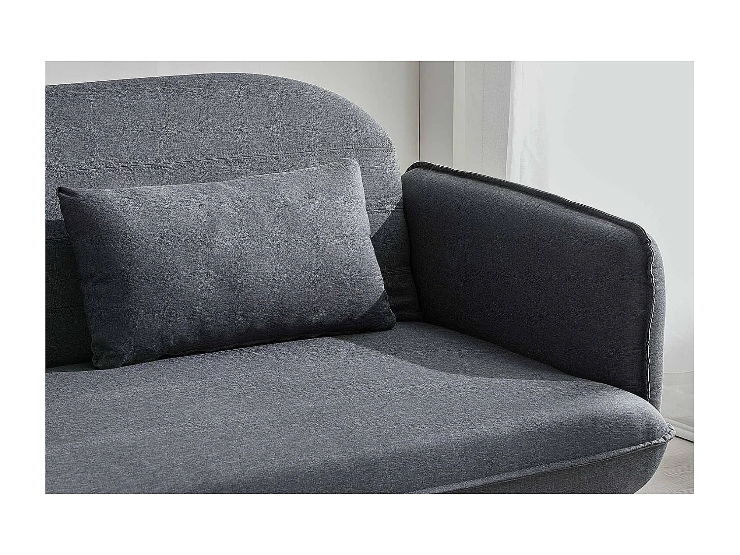 Scandinavische Slaapbank om te Bouwen 3-Zits Grijs SOTCHI - Moderne en Trendy Stijl