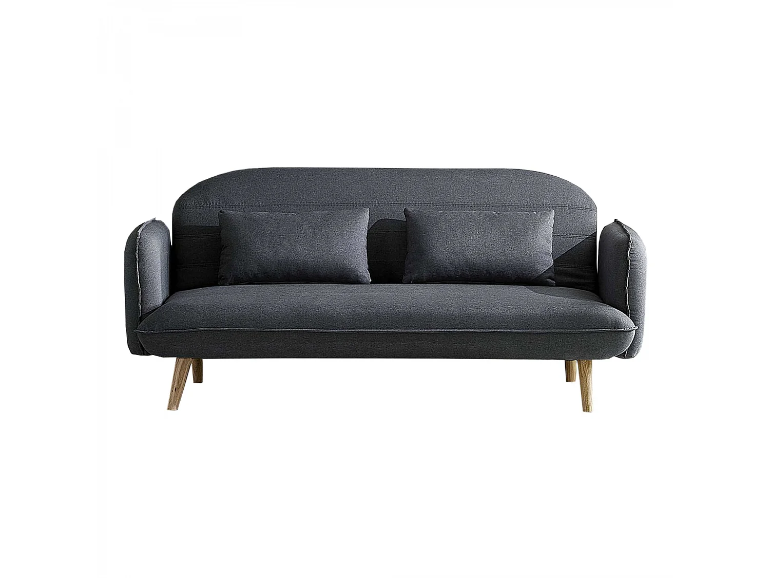 3-Sitzer Schlafsofa aus Stoff, grau SOTCHI