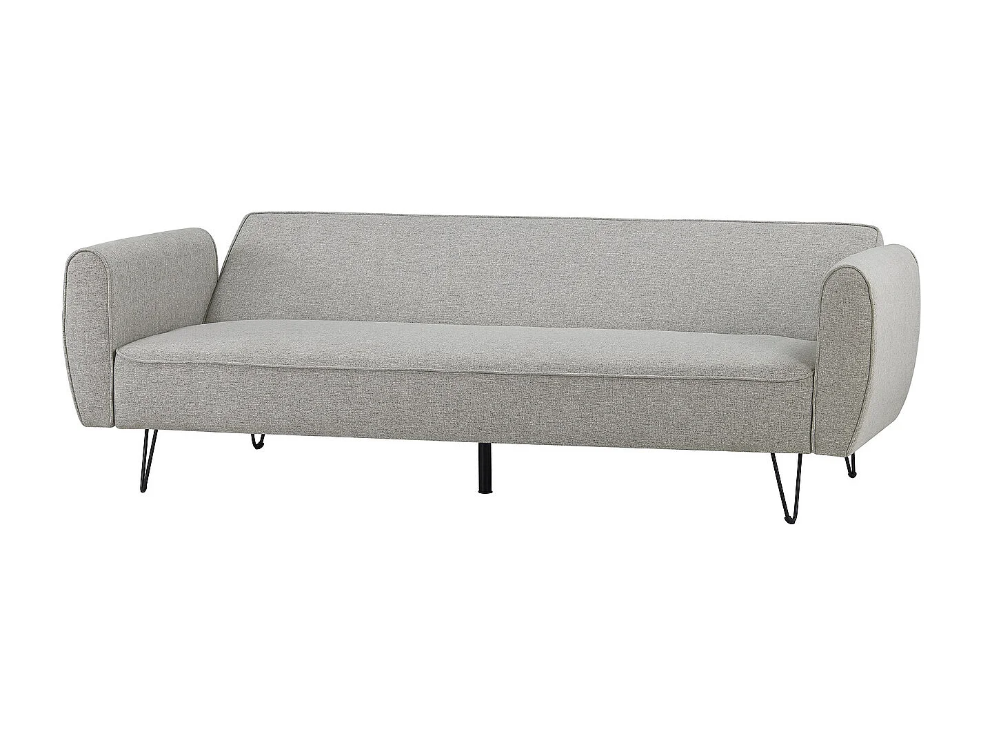 3-Sitzer-Sofa, umwandelbar, mit Stoffbezug, hellgrau SOHO