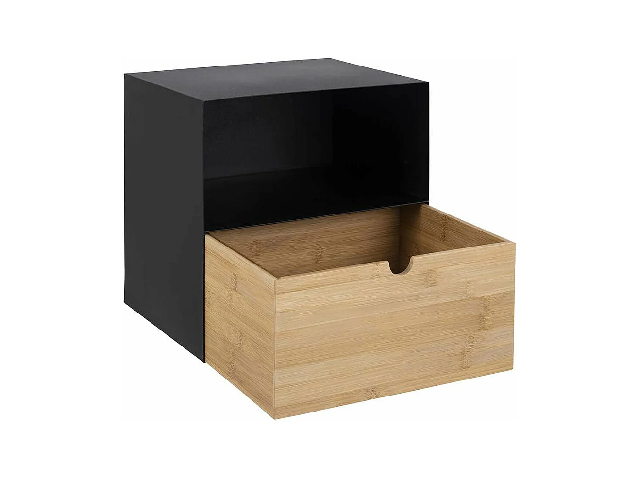 Lot de 2 tables de chevet suspendues noires ALOFT