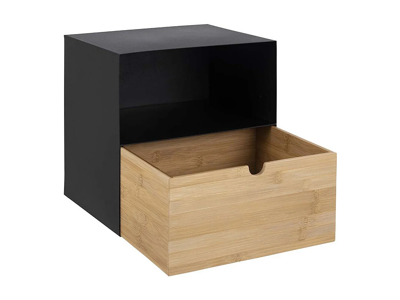 Lot de 2 tables de chevet suspendues noires ALOFT