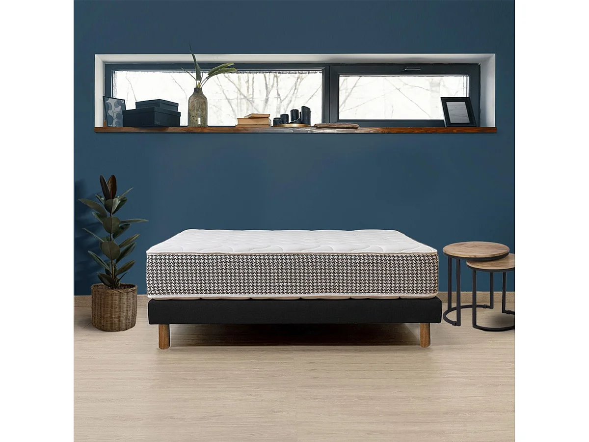 FIDJI - Matelas Mousse 160x200cm Epaisseur 21cm Hypoallergénique
