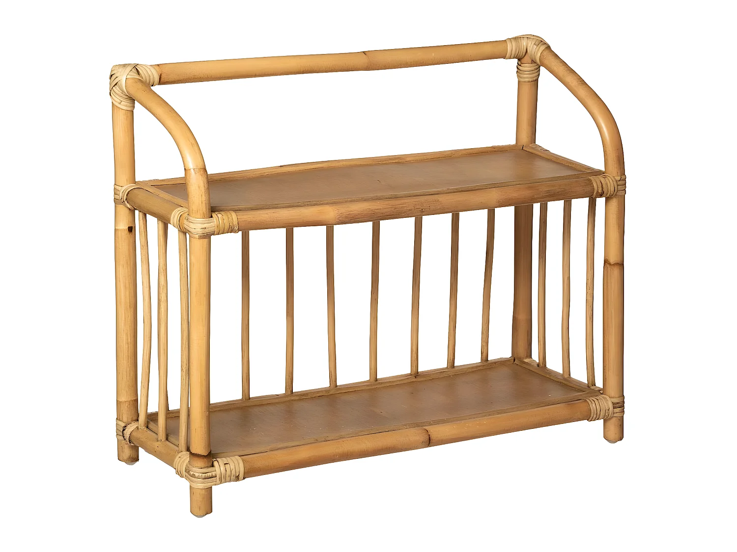 Meuble Bibliothèque Enfant en Rotin