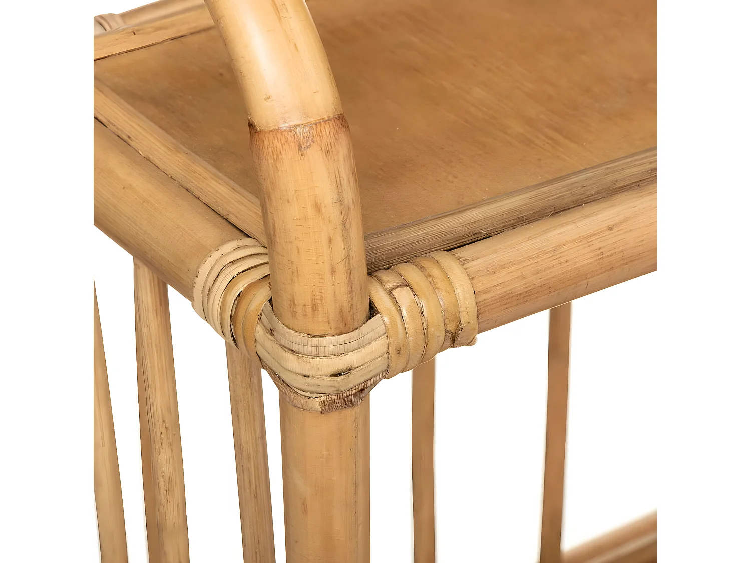 Meuble Bibliothèque Enfant en Rotin