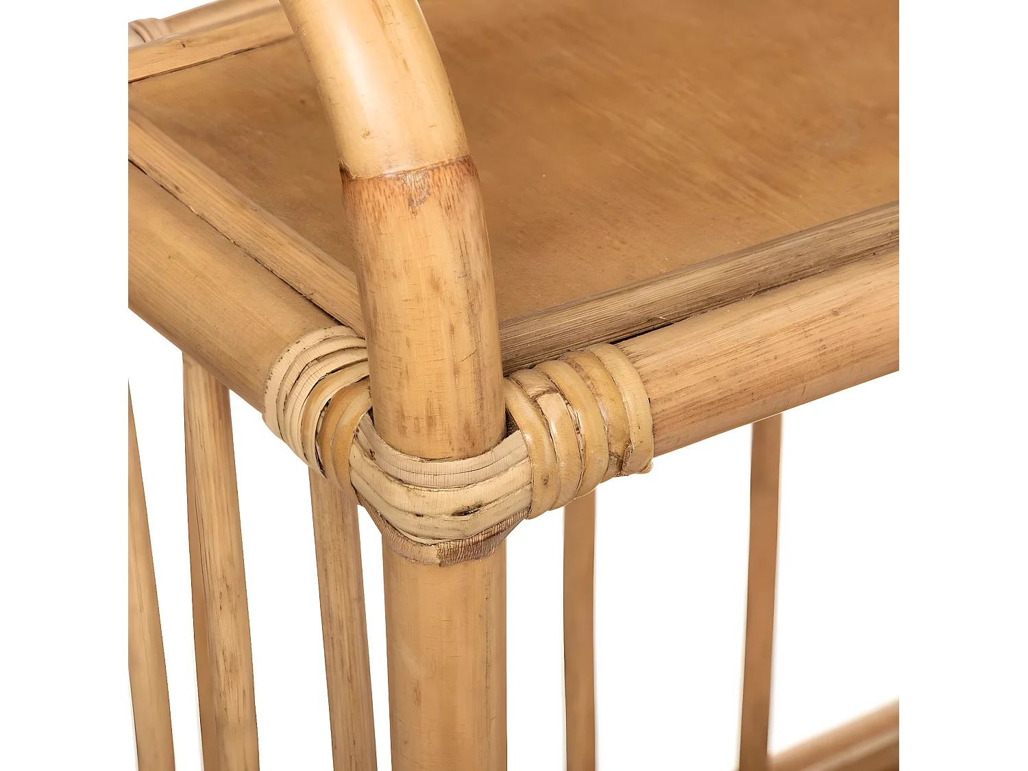 Meuble Bibliothèque Enfant en Rotin