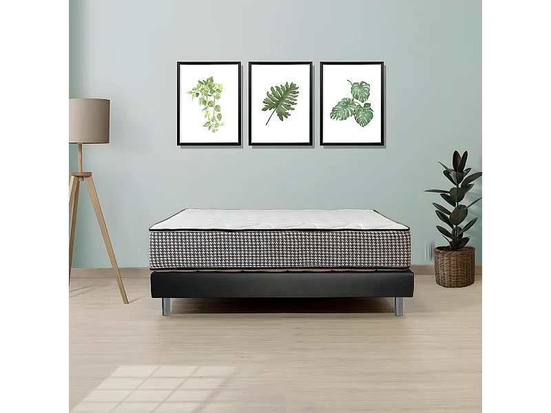 PACK PALAOS - Matelas Ressorts 160x200cm + Sommier EasyKit