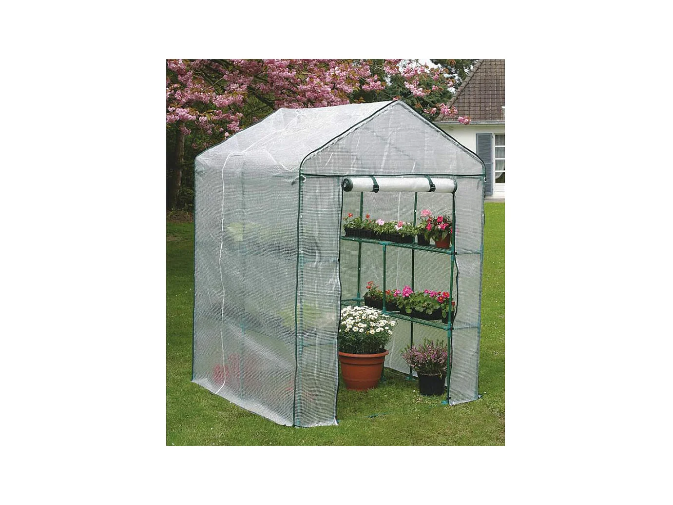 INVERNADERO PARA JARDIN GREENSEASON 4 1.43X1.43X1.95 M NORTENE