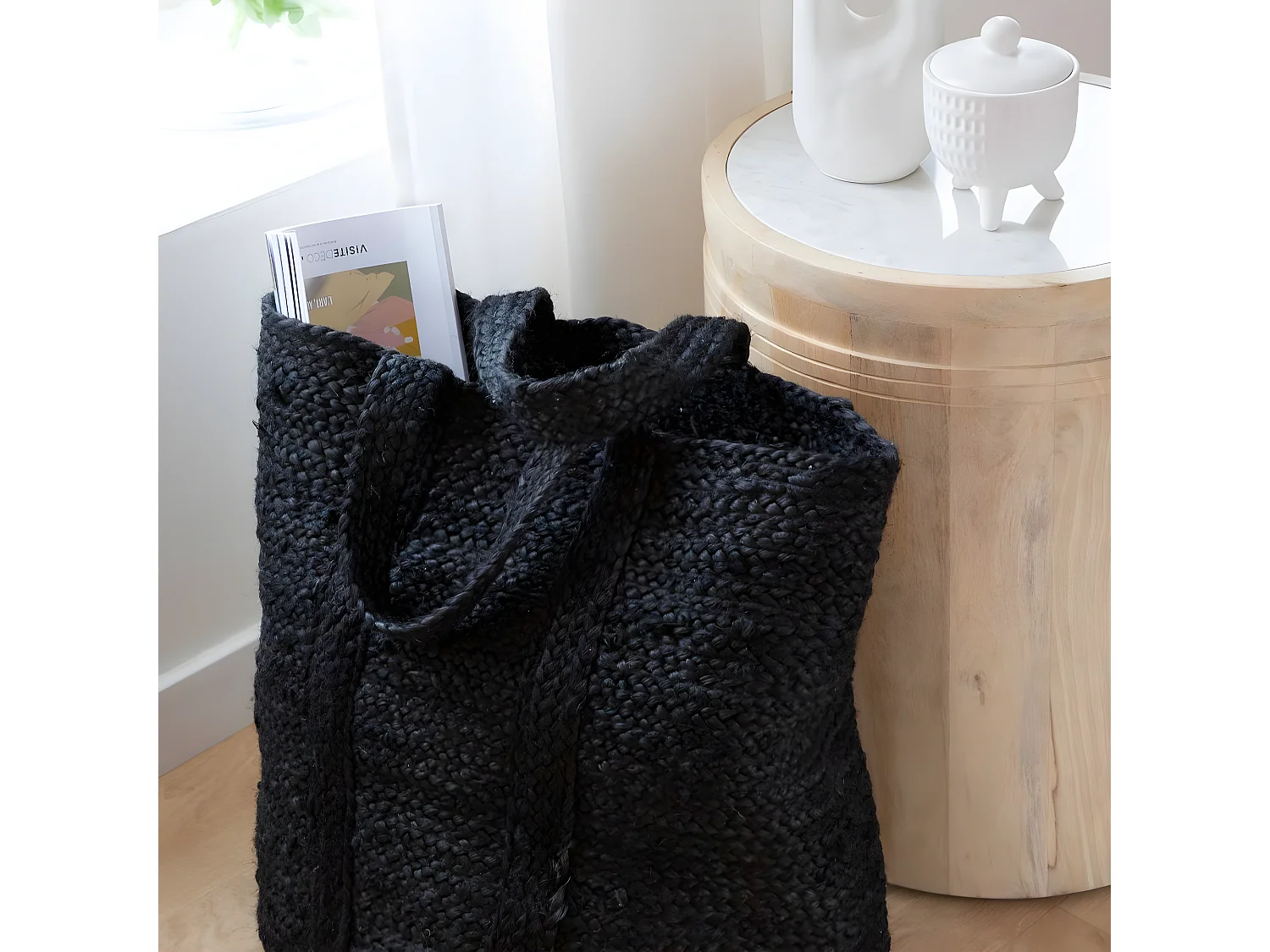 Sac à  buches noir Marlon