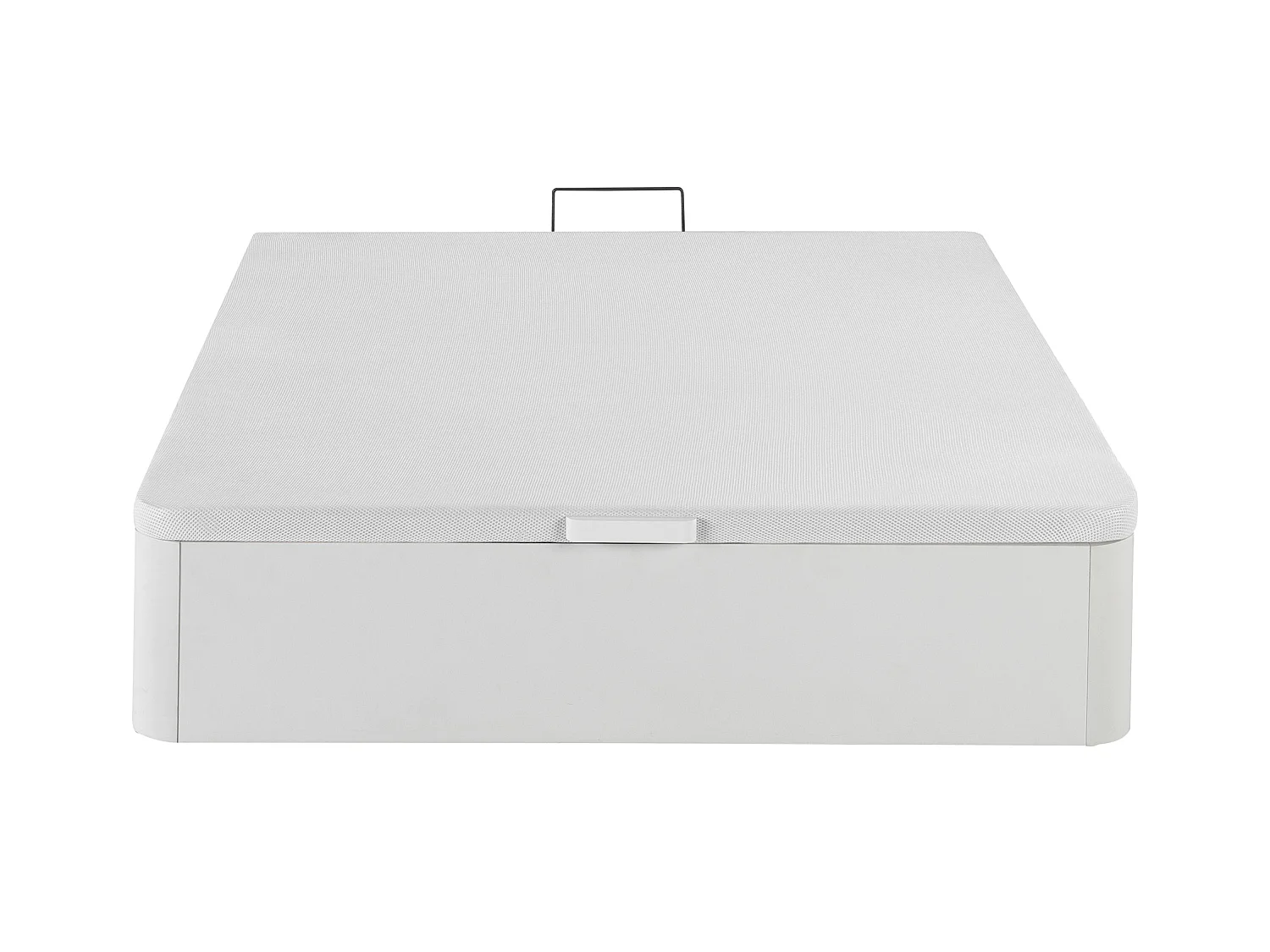 Cama 160 x 200 cm - canapé abatible blanco + colchón de espuma HD - HEAVEN de YSMÉE