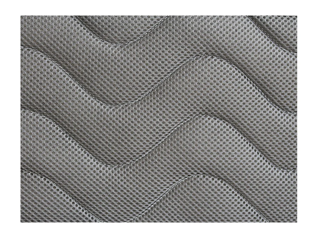 Sett 160 x 200 cm sengeramme med oppbevaring hvit + skummadress med minneskum og pustende 3D-stoff tykkelse 18 cm - HEAVEN fra YSMÉE