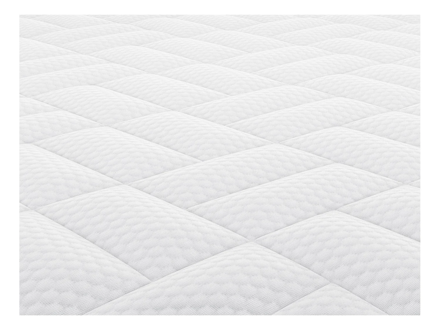 Bedset 160 x 200 cm - Bedbodem met lichte houtkleur en opbergruimte + matras met pocketveren - PRESTIGE van YSMÉE