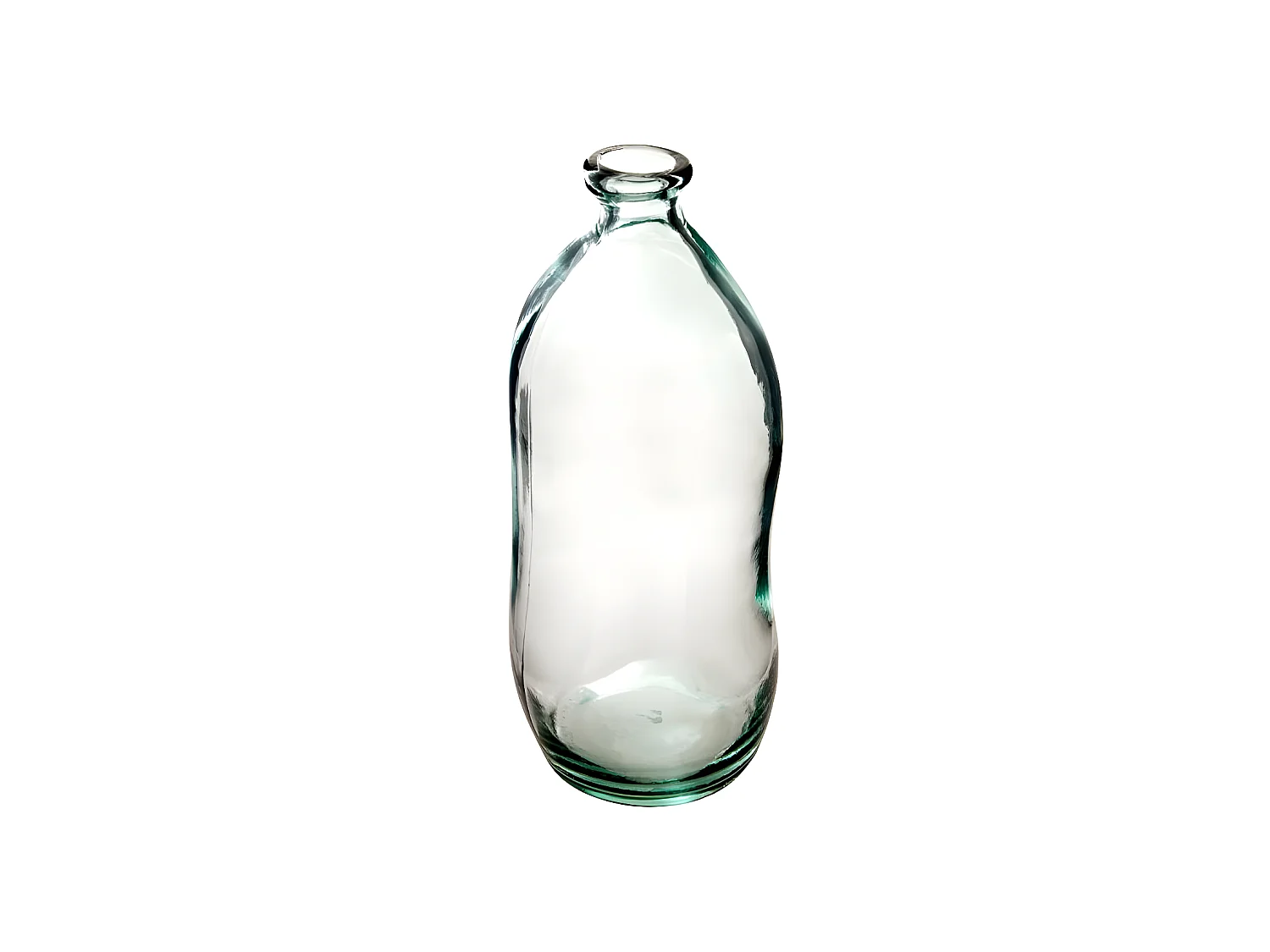 Vase bouteille en Verre recyclé H 35 cm